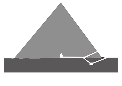 Seccion piramide Kefren
