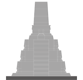 Alzado Piramide Tikal