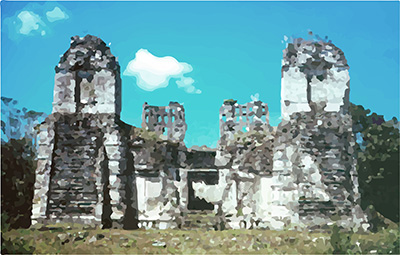 Templo Rio Bec - Campeche
