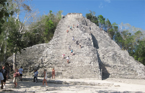 Piramide Coba Nohoch Mul