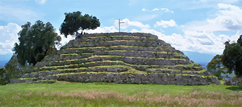 Piramide de la Espriral Xochitecatl Tlaxcala